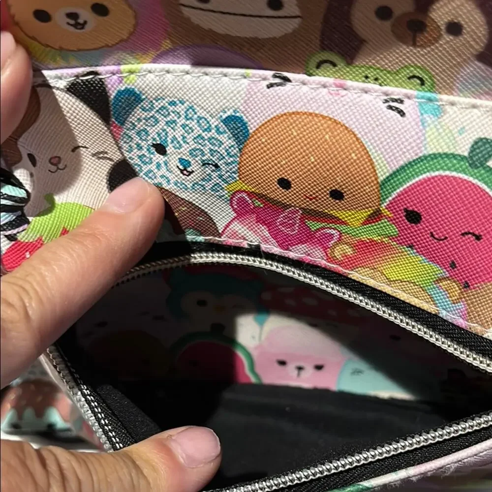 Squishmallows Colorful Cartoon Character Backpack like new adjustable straps
